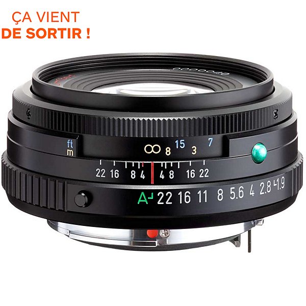 Objectif reflex Pentax HD FA 43mm f1 9 ED Limited - vue 2