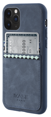 Funda Bohemian slim con ranura para tarjeta de crédito para Apple iPhone 11 Pro, azul persa