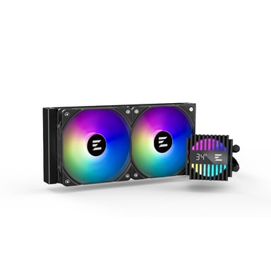 Zalman ALPHA2 A24 BLACK système de refroidissement d'ordinateur Processeur Refroidisseur de liquide tout-en-un Noir
