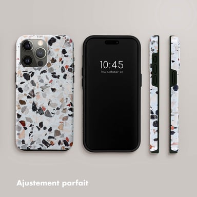 Selencia Coque arrière Vivid pour Apple iPhone 15 Pro Max - Chic Terazzo