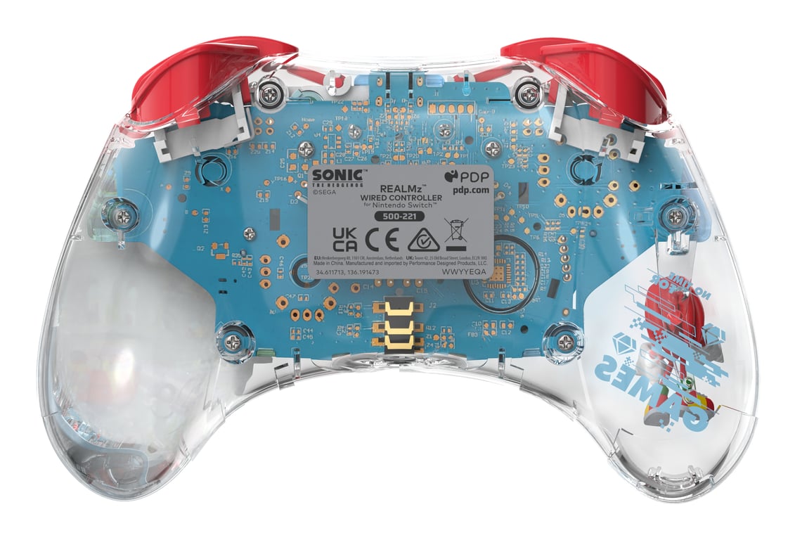 PDP Manette filaire REALMz: Knuckles Sky Sanctuary Zone Pour Nintendo Switch et Nintendo Switch Modèle OLED - vue 3