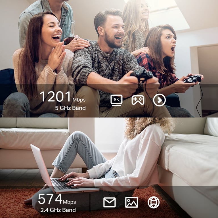 TP Link Archer TX20U Plus Wifi 6 AX1800 USB 3.0 - vue 2