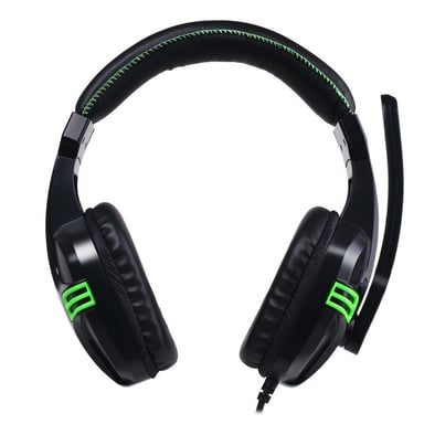 Casque Gamers avec Micro pour Mac et PC Smartphone Son Universel Reglage Jack Jeux Video (VERT)