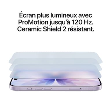 iPhone 17 (5G) 256 Go, Lavande