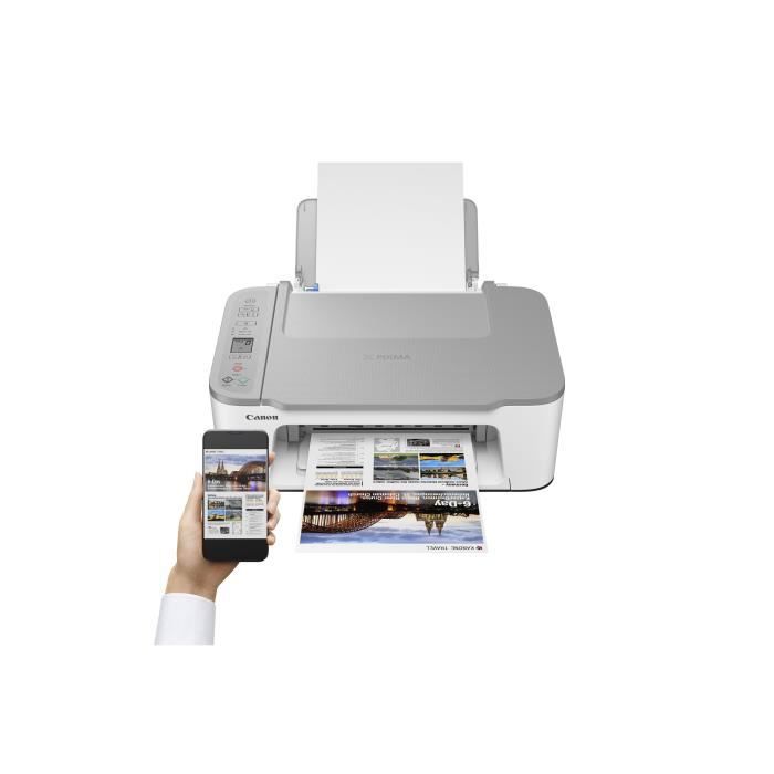 Imprimante Multifonction Canon Pixma TS3451 Wifi Blanche
