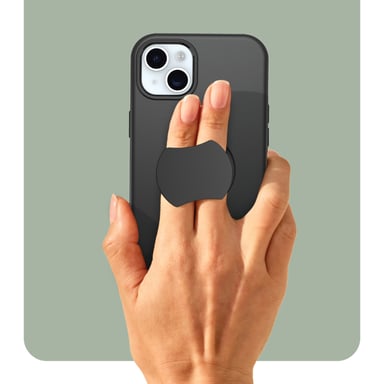 OtterBox OtterGrip Symmetry Series per iPhone 15 Plus, nero Apple iPhone 15 Plus