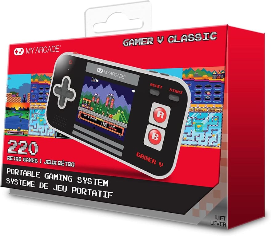 Console portable My Arcade Gamer V classique 220 jeux Écran 6 3 cm - vue 6