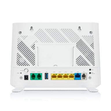 Zyxel DX3301-T0 router inalámbrico Gigabit Ethernet de doble banda (2,4 GHz / 5 GHz) Blanco