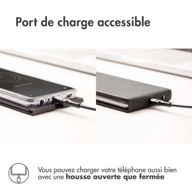 Accezz Étui à rabat pour Samsung Galaxy A36 - Noir