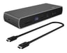ICY BOX IB-DK8801-TB4 Avec fil Thunderbolt 4 Anthracite, Noir