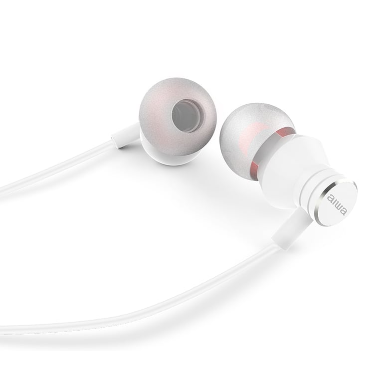 Casque Aiwa ESTM-50WT – Avec Fil, Écouteurs pour Appels/Musique, 1,2m - vue 2