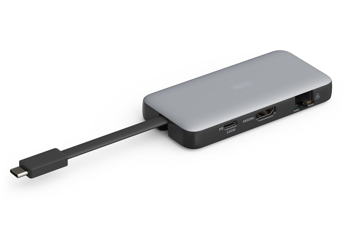 Digitus Station d'accueil de voyage USB C 7 ports Neuf