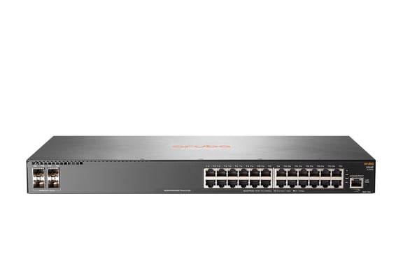 HPE Aruba Networking 2930F 24G 4SFP+ Géré L3 Gigabit Ethernet (10/100/1000) 1U Gris