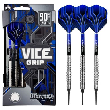 Dardos Vice 90 Soft 20g con cañas Supergrip Fusion