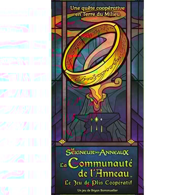 Juego de estrategia Asmodee La Comunidad del Anillo Juego de pliegues cooperativos