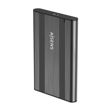 AISENS ASE-2526GR Boîtier de disques de stockage Boîtier HDD Gris 2.5'' Alimenté par port USB