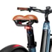 Bicicleta eléctrica de fibra de carbono MIHOGO AIR MAX con doble batería, app inteligente y frenos hidráulicos - azul