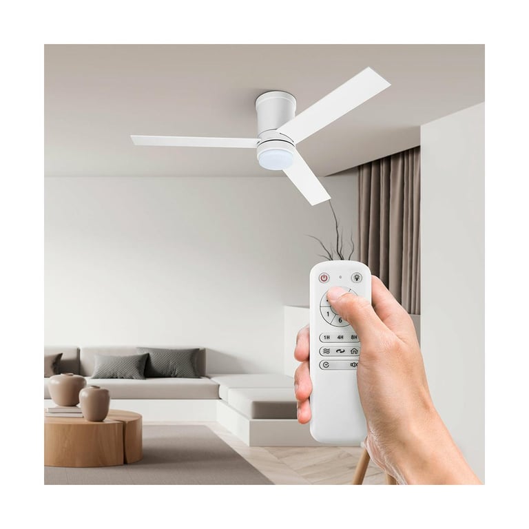 Ventilateur de Plafond UFESA Katmandu – 40W, 3 Pales Réversibles, 6 Vitesses - vue 2