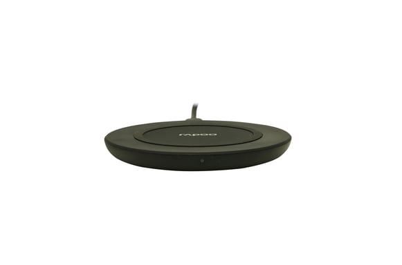 Pad di ricarica QI wireless ''XC140'' + adattatore di rete, nero