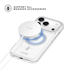 Coque antibactérienne antichoc magnétique invisible Fabriqué Avec du 75% Plastique Recyclé pour Apple iPhone 17 Pro, Transparente