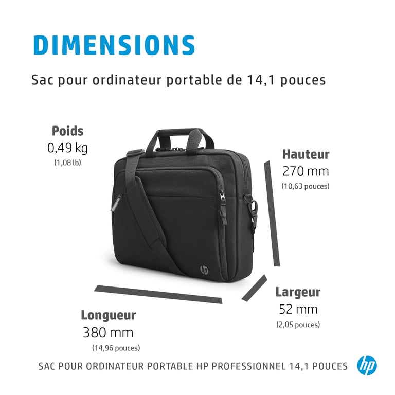 HP Sacoche portable Professional 14.1 - vue 4