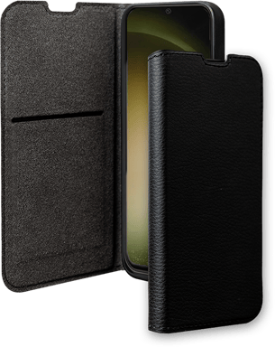 Etui Folio Wallet Samsung G S24+ Support vidéo Noir - 65% Plastique recyclé Certifié GRS Bigben