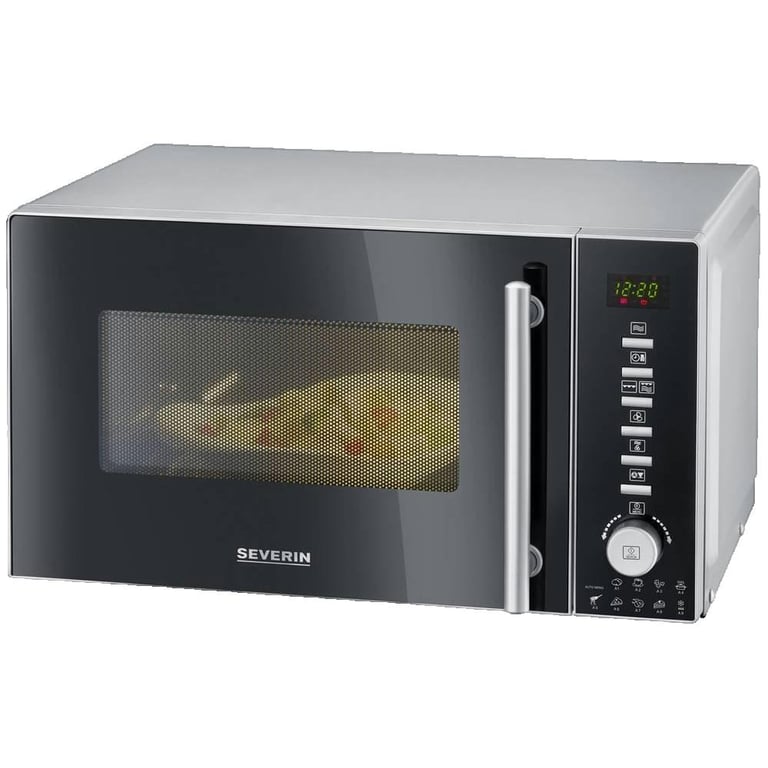 Micro-ondes Severin 20 litres Noir et Argent - Neuf