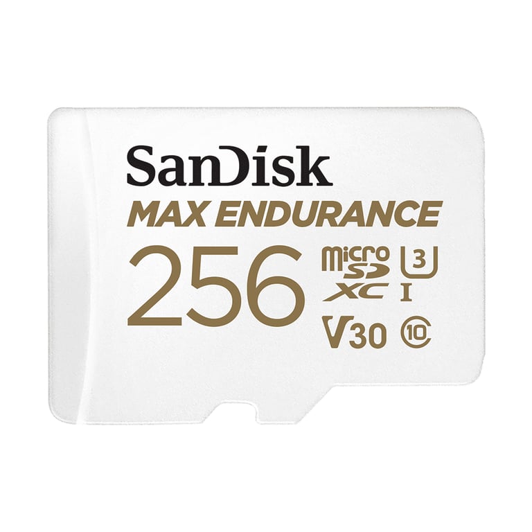 SanDisk MAX ENDURANCE 256 Go MicroSDXC UHS-I Classe 10 - Neuf