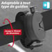 T'nb UMBIKE5 Supporto Smartphone in Silicone 360° per Bicicletta e Monopattino Nero