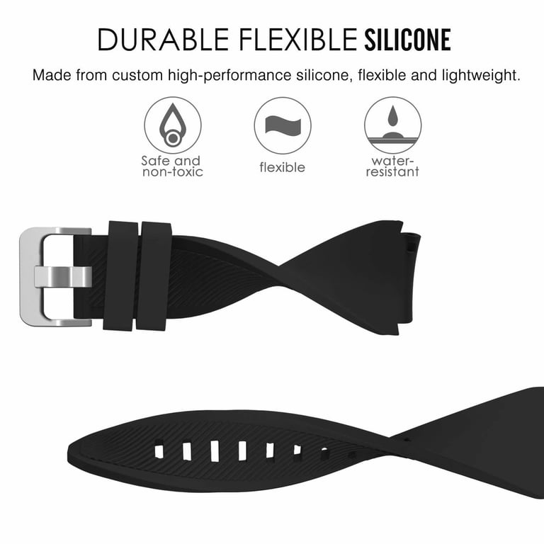 INF Bracelet pour Samsung Gear S3 Frontier / Classic Noir - vue 3