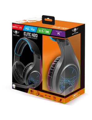 Spirit of Gamer ELITE-H20 Auriculares con cable Diadema para juegos Negro