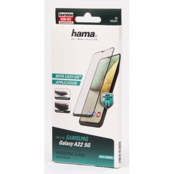 Verre de protection Full-Screen 3D pour Samsung Galaxy A22 5G, noir