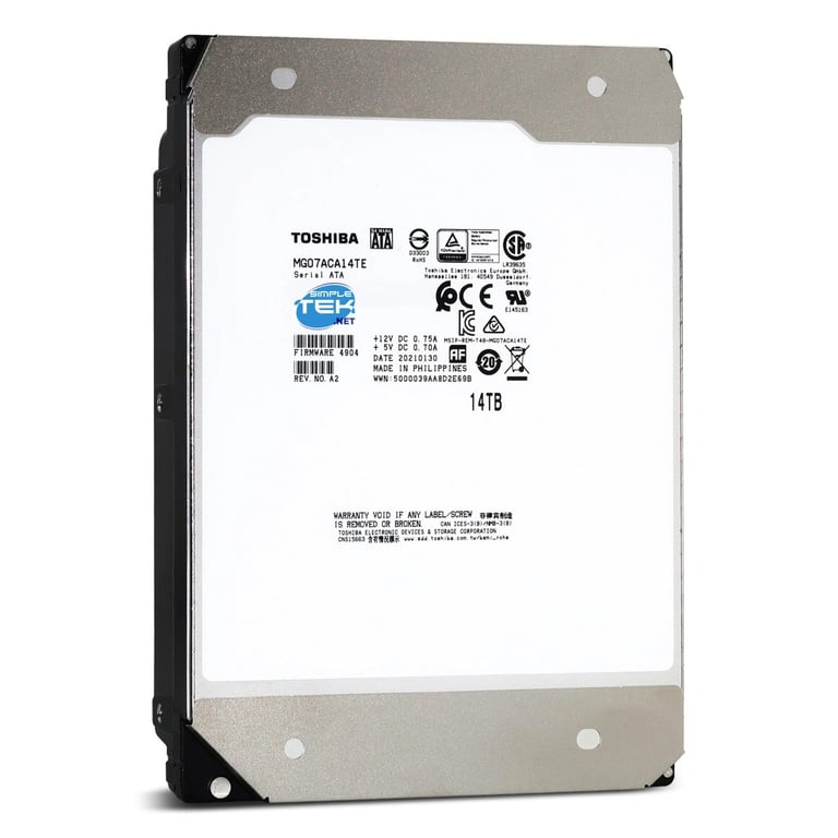 Toshiba MG07ACA14TE disque dur 14 To 7200 tr/min 256 Mo 3.5  SATA - Excellent état
