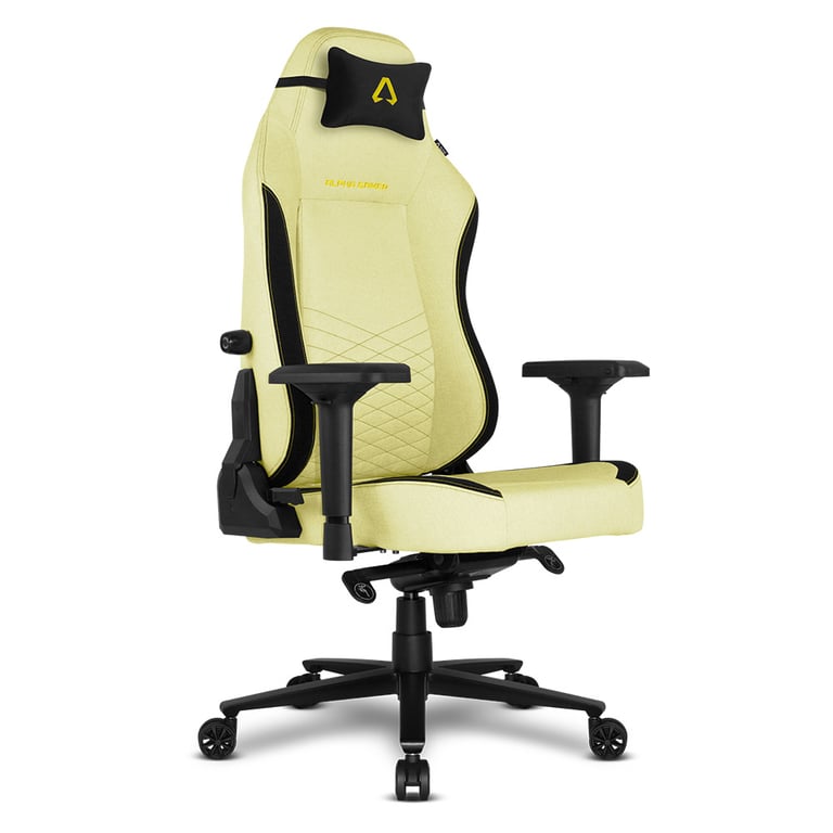 Alpha Gamer ALEGRA Siège de jeu universel Siège rembourré Jaune - vue 4
