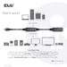 CLUB3D CAC-1405 cable USB USB 3.2 Gen 2 (3.1 Gen 2) 10 m USB A Negro