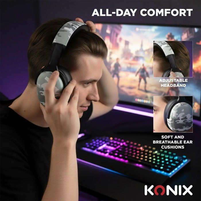 Casque Gaming Filaire Nexus – Haut-Parleurs 40 mm, Microphone 1,5 m - vue 2