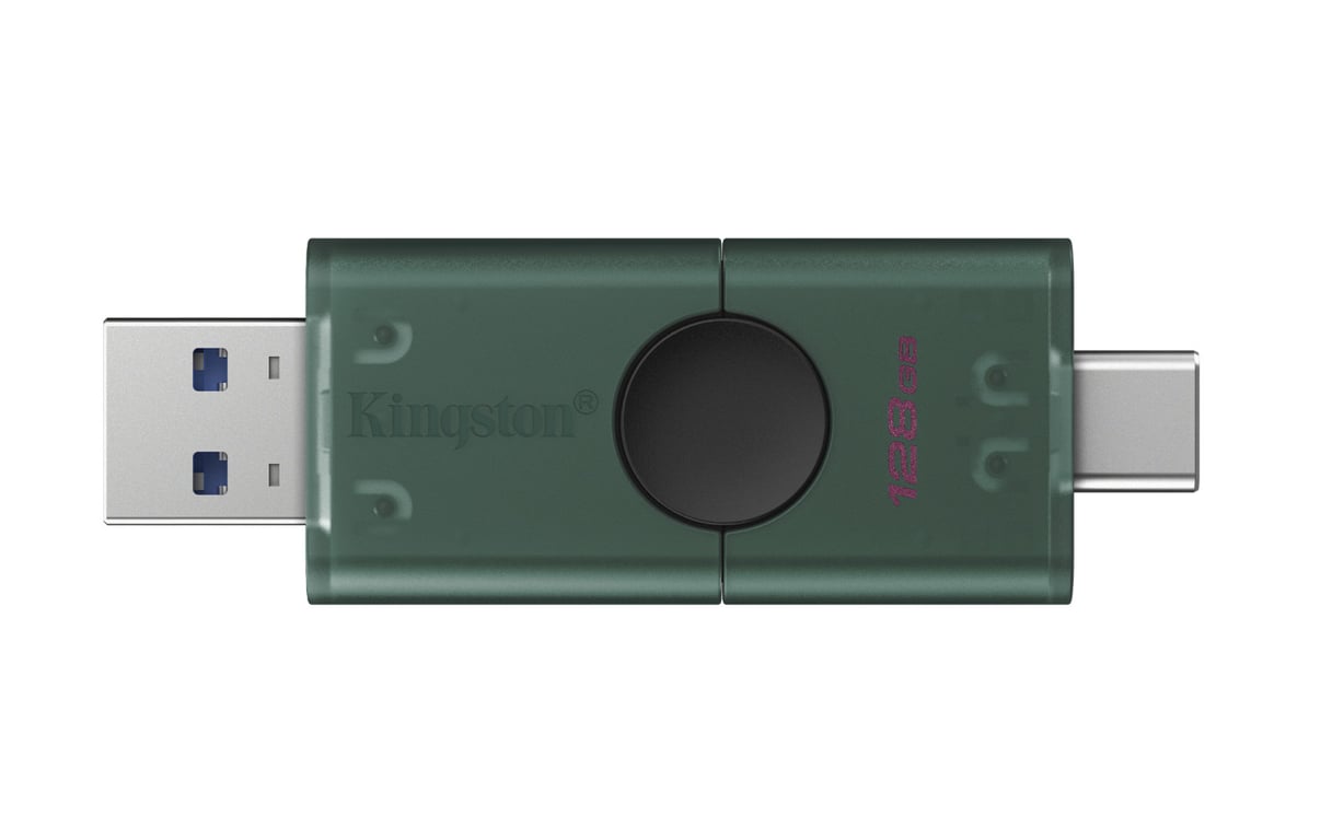 Kingston Technology DataTraveler 128 Go USB-A + USB-C 3.2 Gen 1 DuoG2 - Neuf