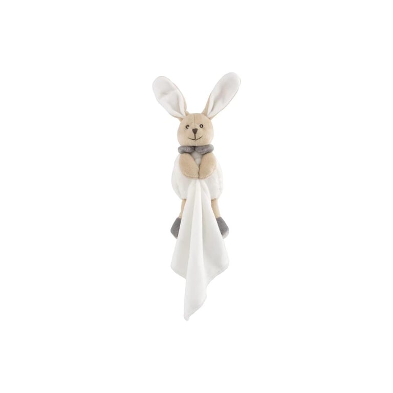 Chicco Doudou Lapin Mouchoir Jouet My Sweet Doudou Jouet pour Bébé Marionnette lapin en velours doux couleur neutre Idée Cadeau de Naissance Fille et Garçon et plus - vue 3