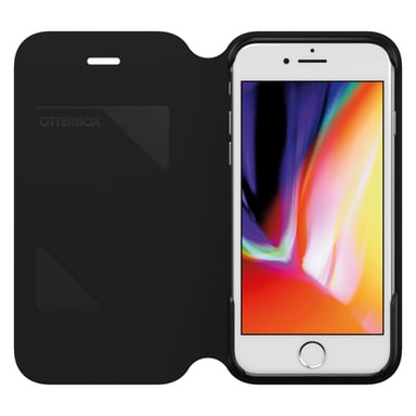 OtterBox Strada Via Series para Apple iPhone SE (2ª generación)/8/7, negro