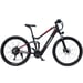 Vélo électrique pour adultes 1000 W Ebike 70 km d'autonomie 50 km/h vitesse maximale CST 27,5 x 2,4 VTT électrique 48 V 13,6 A batterie Ebike-noir