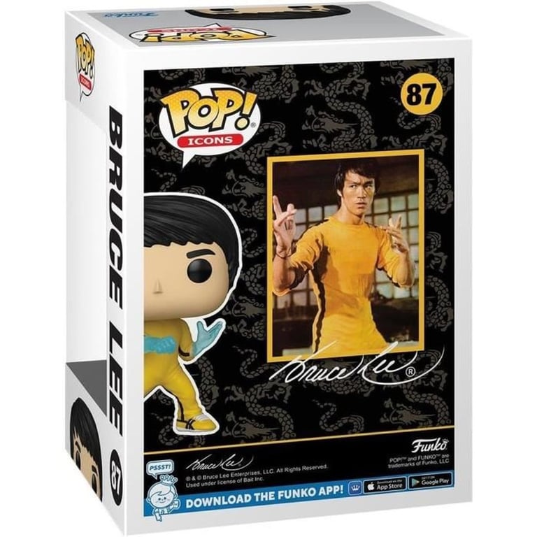 Funko Pop Icons Bruce Lee - vue 5