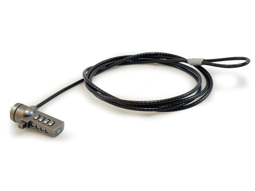 Conceptronic CNBCOMLOCK18 Cavo antifurto nero 1,8 m