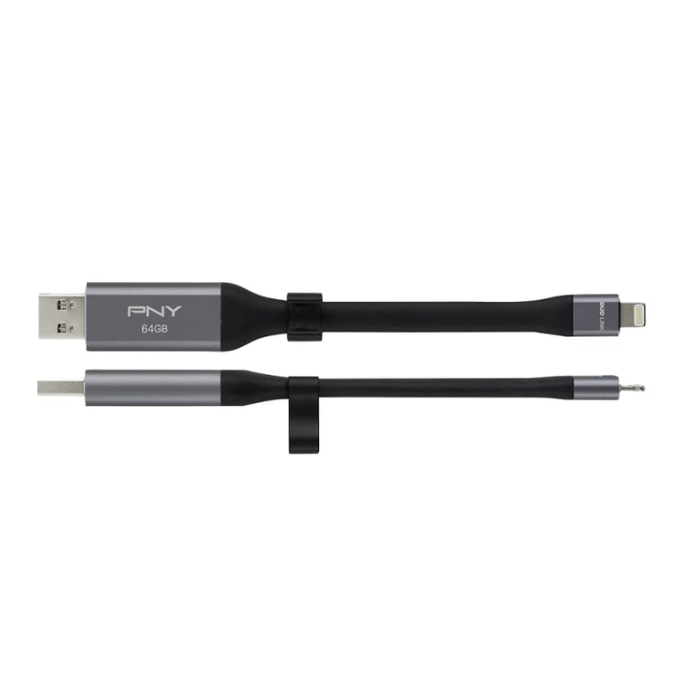 PNY Duo Link 3.0 lecteur USB flash USB Type A / Lightning 3.2 Gen 1 3.1 Gen 1 Neuf - vue 2