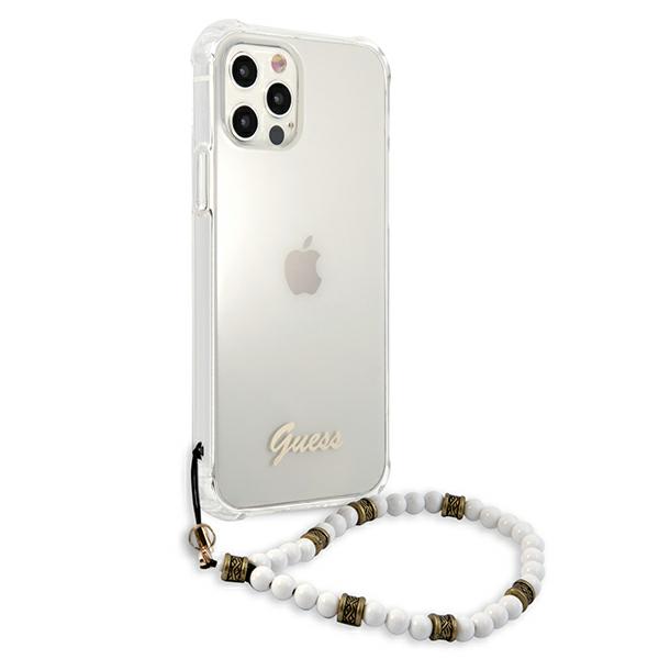 Étui Guess pour iPhone 12 Pro Max White Pearl - Neuf