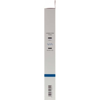 Cable USB-C, USB-C macho - micro-USB-B macho, USB 2.0, 480 Mbit/s, 0,75 m