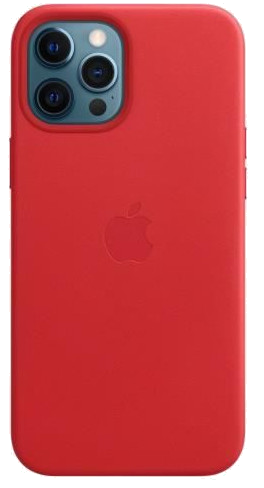 APPLE iPhone 12 Pro Max Coque en cuir avec MagSafe - (PRODUCT)RED