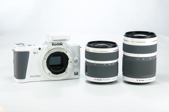 KODAK Pixpro - Cámara digital híbrida - S1 Blanca