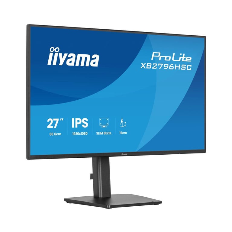 Écran 27'' iiyama ProLite XB2796HSC-B1 Full HD IPS 144Hz USB-C 65W Noir - Neuf