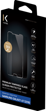 Protezione dello schermo in vetro temperato premium per Samsung Galaxy A7(2016), trasparente