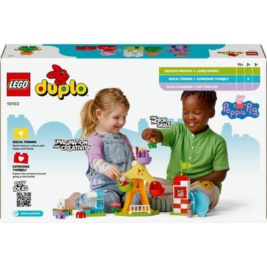 Fête Foraine LEGO DUPLO Peppa Pig 10453 - Amusement et Apprentissage